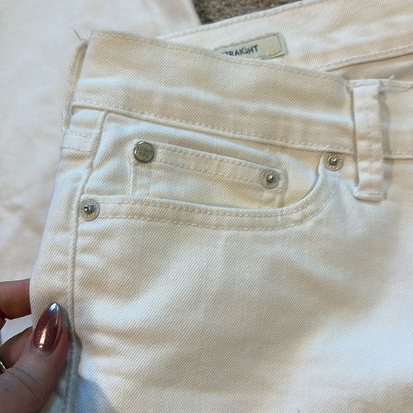 Lucky Brand White Sweet Straight Leg Jeans Classic Style 6/28 - Picture 5 of 8